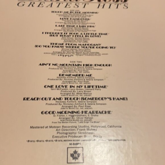 Diana Ross Vintage Vinyl Record - Picture 4 of 8